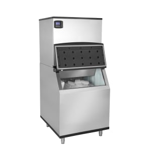373-KTMIF500KTIB470 521 lb Full Cube Ice Machine w/ Bin - 470 lb Storage, Air Cooled, 115v