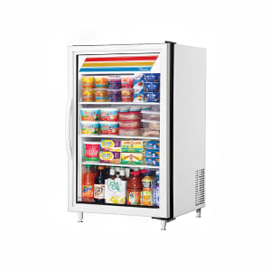 598-GDM7 24" Countertop Display Refrigerator w/ Front Access - Swing Door, White, 115v