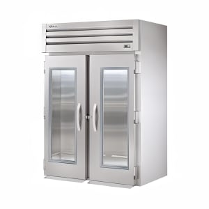 598-STG2RRT2G2S 68" Two Section Roll Thru Refrigerator, (4) Left/Right Hinge Glass Doors, 11...