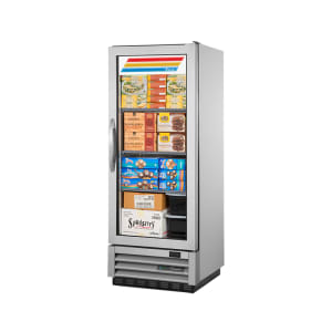 598-T12FG 24 7/8" One Section Display Freezer w/ Swing Door - Bottom Mount Compressor, Stain...