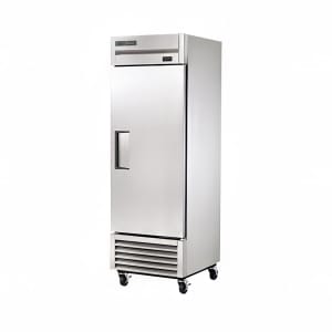 True T-49DT 54 Two Section Commercial Refrigerator Freezer - Solid Doors,  Bottom Compressor, 115v