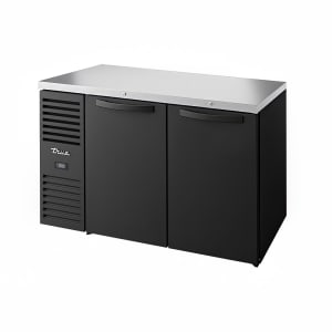 598-TBR52RISZ1LBSS1 52" Bar Refrigerator - Swinging Solid Doors, Black, 115v