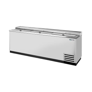 598-TD9538S 95" Forced Air Bottle Cooler - Holds (900) 12 oz Bottles, Lid Locks, 115v
