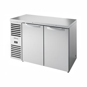 598-TBR52RISZ1LSSS1 52" Bar Refrigerator - Swinging Solid Doors, Stainless, 115v