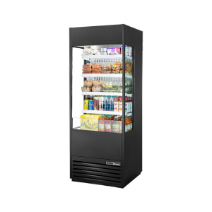 598-TOAM30GSHCNSL01B 30" Vertical Open Air Cooler w/ (5) Levels, Black, 115v