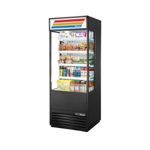 598-TOAM30GSHCTSL01B 30" Vertical Open Air Cooler w/ (5) Levels, Black, 115v