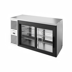 598-TBR60PTSZ1LS1111 60" Bar Refrigerator - Sliding Glass Doors, Stainless, 115v