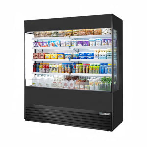 598-TOAM72GSHCNSL01 72" Vertical Open Air Cooler w/ (5) Levels, Black, 208-230v