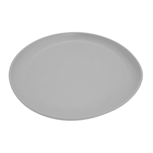 284-CS1050LG 10 3/5" Round Melamine Dinner Plate, Light Gray
