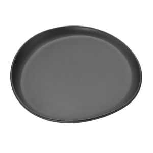 284-CS610DG 6" Round Melamine Serving Plate, Dark Gray