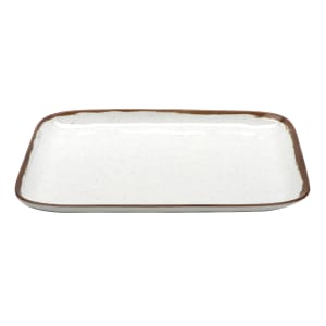 284-CS119RM 12 3/4" x 9 1/2" Rectangular Rustic Mill™ Platter - Melamine, Rustic Mill