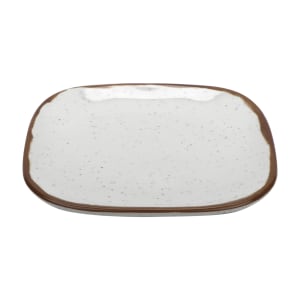 284-SCS6RM 6" Square Melamine Bread/Side Dish Plate, Rustic Mill