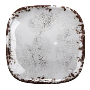 284-SCS4FM 4" Square Melamine Bread/Side Dish Plate, French Mill