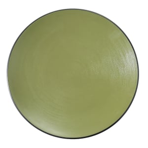614-BM109GR 8 1/2" Round Melamine Dinner Plate, Green