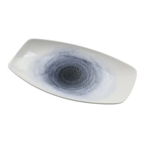 614-UN213 Rectangular Universe Plate - 13 1/4" x 7 1/2", China, Blue