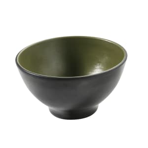 614-BM404GR 10 oz Round Melamine Soup/Rice Bowl, Green