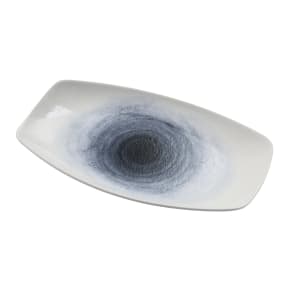 614-UN210 Rectangular Universe Plate - 10" x 5 7/8", China, Blue