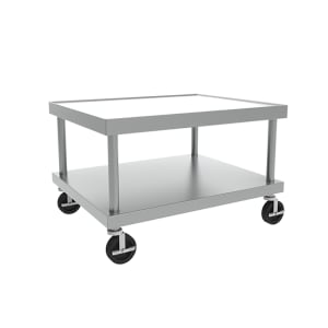 207-STANDC72 Equipment Stand, 72 x 24" w/ Marine Edge, 5" Casters