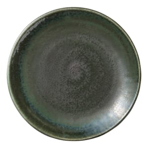 192-801121541000103 6" Round Perfect Match Flat Coupe Plate - Porcelain, Avocado