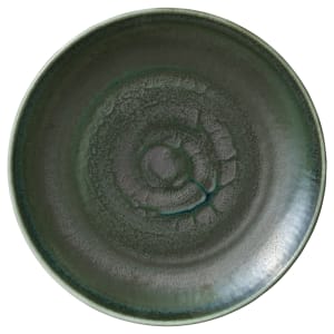 192-801122741000103 10 1/2" Round Perfect Match Coupe Plate - Porcelain, Avocado