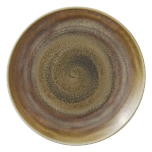 192-801123041000102 11 7/8" Round Perfect Match Coupe Plate - Porcelain, Cumin