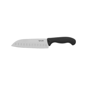 383-5248374 7" Santoku Knife w/ Black Nylon/Silicone Handle, High Carbon German Steel