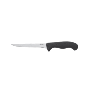 383-5248378 6" Fillet Knife w/ Black Nylon/Silicone Handle, High Carbon German Steel