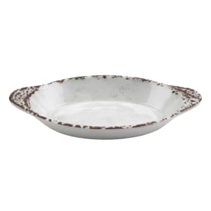 284-SD08FM Oval Side Dish, 8 1/2" x 4 1/2", Melamine, French Mill
