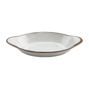 284-SD08RM Oval Side Dish, 8 1/2" x 4 1/2", Melamine, Rustic Mill