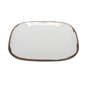 284-SCS9RM 9 1/2" Square Melamine Dinner Plate, Rustic Mill