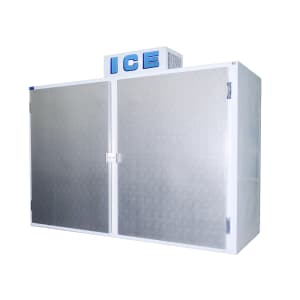 259-1000ADBSL 94" Outdoor Ice Merchandiser w/ (98) 20 lb Bag Capacity - Solid Doors, 120v