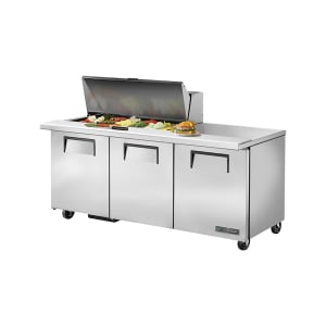598-TSSU7218MB 72" TSSU Series Mega Top Sandwich/Salad Prep Table w/ Refrigerated Base, 115v