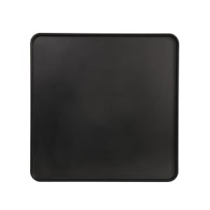 151-220251413 14" Square Melamine Hudson Plate - Black