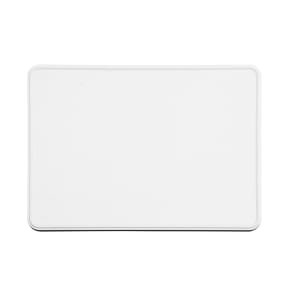 151-22025181315 Rectangular Melamine Dinner Plate - 18" x 13", White