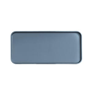 151-22025613111 Rectangular Melamine Dinner Plate - 13" x 6", Stone Blue