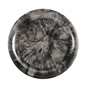 151-223517120 7" Round Melamine Dinner Plate, Black
