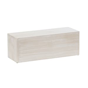 151-224287113 Rectangular Display Riser - 20" x 7" x 7"H, Pine Wood, White-Washed