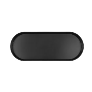 151-2250120813 5 qt Oval Melamine Deep Bowl, Black