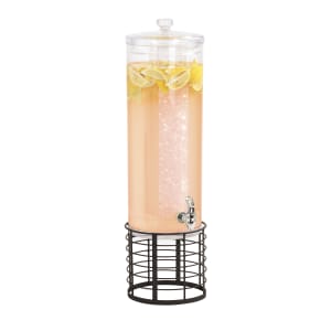 151-22603313 3 gal Beverage Dispenser w/ Ice Chamber - Polycarbonate Container, Black Wire Base