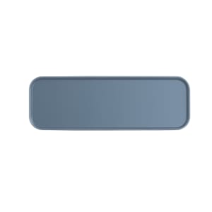 151-22025412111 Rectangular Melamine Dinner Plate - 13" x 4", Stone Blue