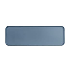 151-22025618111 Rectangular Melamine Dinner Plate - 18" x 6", Stone Blue