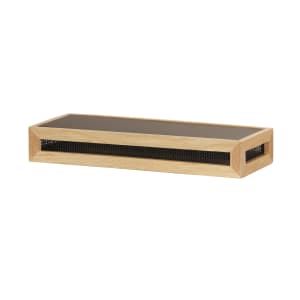 151-229064115 Rectangular Reversible Riser - 20 1/2" x 7" x 4"H, Oak, Black