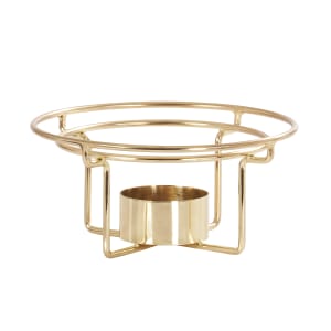 151-22917116 12" Round Chafer Alternative - 7"H, Wire, Gold