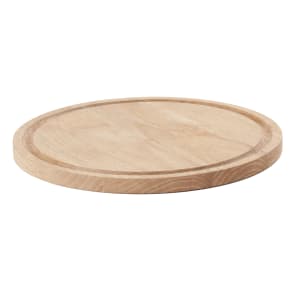 151-34961521 15" Round Serving Board - Wood, White Oak