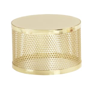 151-229165116 7 1/2" Round Riser - 5"H, Metal, Gold