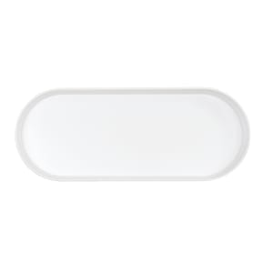 151-2250120815 5 qt Oval Melamine Deep Bowl, White
