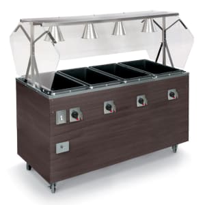 175-T399452 60" Hot Food Table w/ (4) Wells & Enclosed Base, 208 240v/1ph