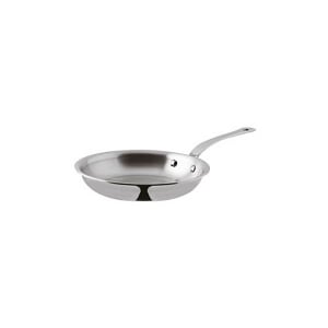 095-1221420 7 7/8" Aluminum/Stainless Steel  Frying Pan w/ Stainless Steel Handle