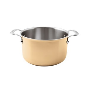 095-1560720 3 3/4 qt Aluminum/Copper/Stainless Steel Sauce Pot - 7" x 4 3/8"