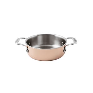 095-1560920 2 3/8 qt Round Casserole Dish - Aluminum/Copper/Stainless Steel